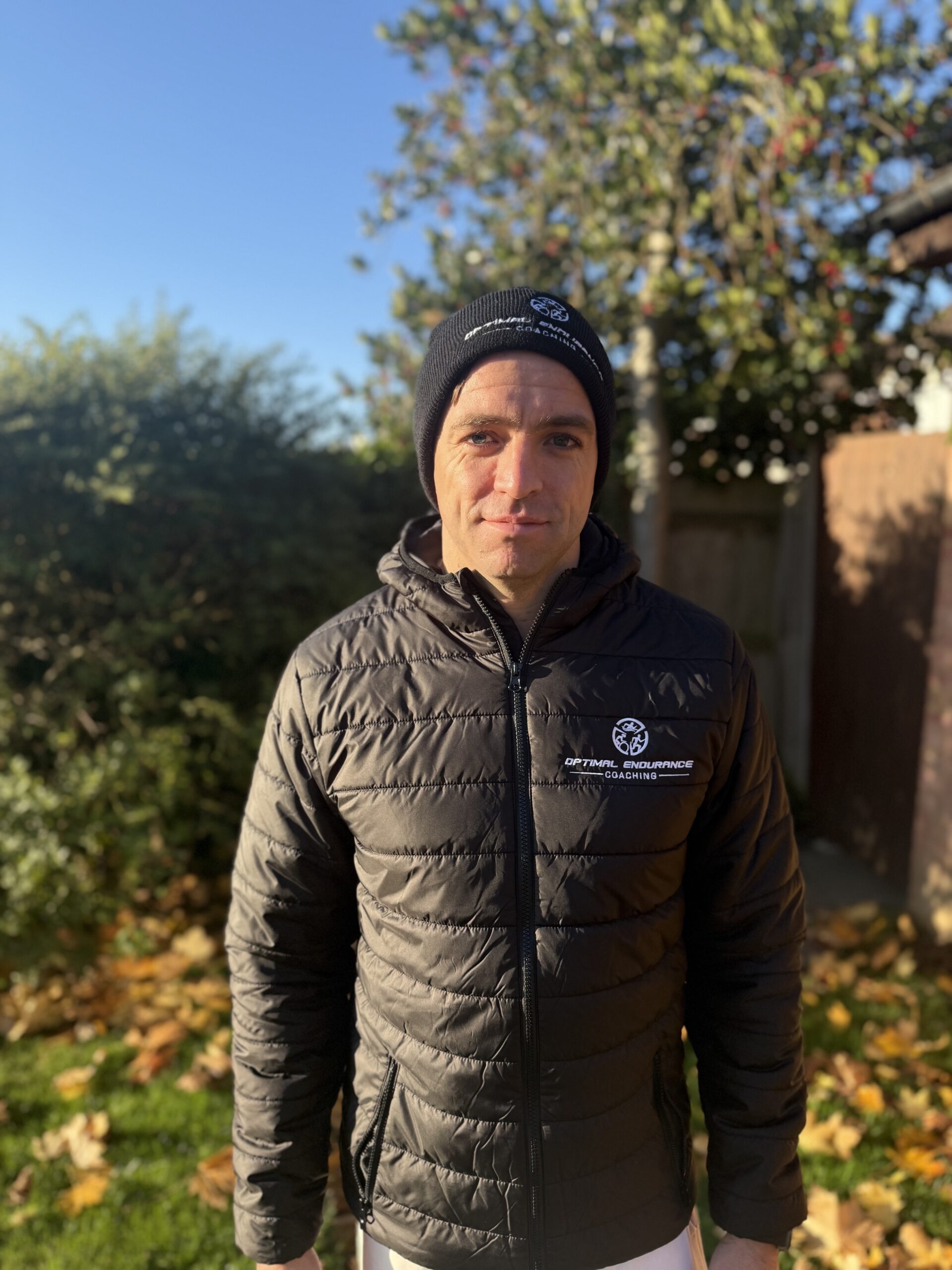 Coach Ross Wearing OE Puffer Coat from the OE Shop