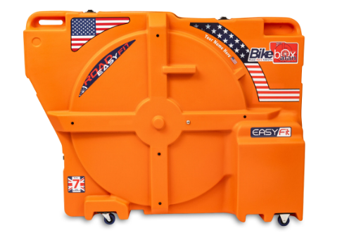Orange Bike Box Alan Aerobike hard case for TT and triathlon bikes, available to hire in Hertfordshire